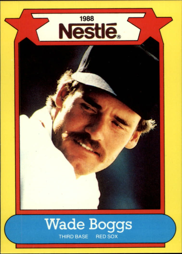 1988 Nestle Baseball Cards     032      Wade Boggs